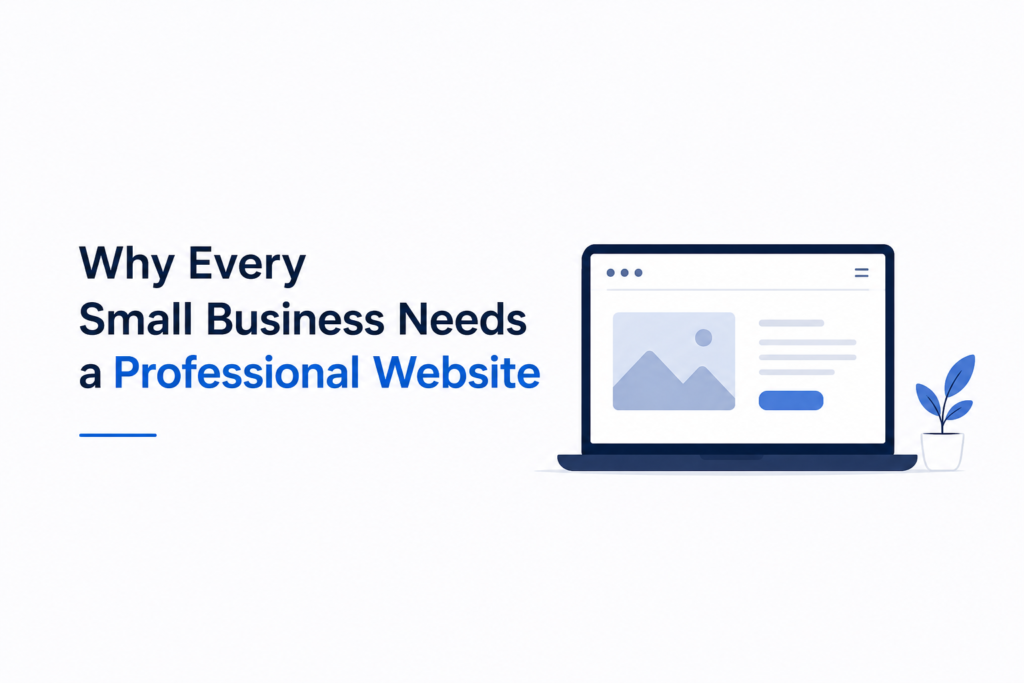 WHY EVERY SMALL BUSINESS NEEDS A PROFESSIONAL WEBSITE